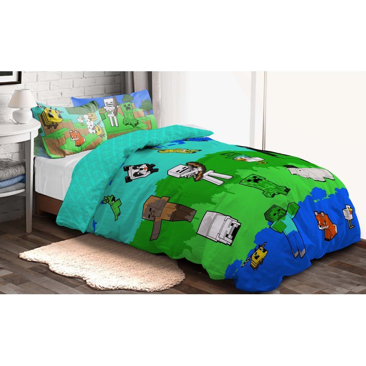 Microsoft Minecraft Creative Mode 100 Cotton Bed Set Wayfair.co.uk